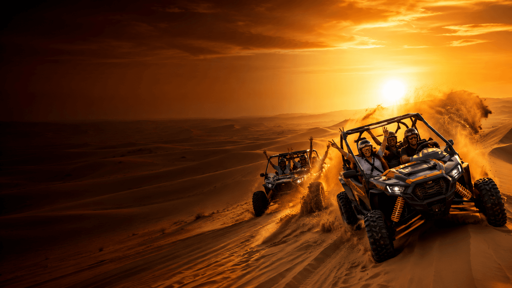 Desert Storm Adventure — riding the dunes